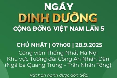 Hé lộ phối cảnh 'Ngày Dinh dưỡng cộng đồng Việt Nam' Lần 5 tại Hà Nội