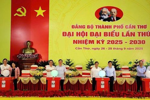 Công bố Trang thông tin điện tử và ứng dụng phục vụ Đại hội Đảng bộ thành phố Cần Thơ