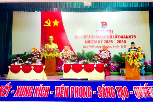 Đoàn cơ sở Lữ đoàn 675 tổ chức thành công Đại hội đại biểu nhiệm kỳ 2025-2030