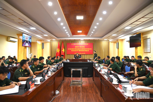 Bộ đội Biên phòng tỉnh Lai Châu rút kinh nghiệm công tác chuyển đổi số