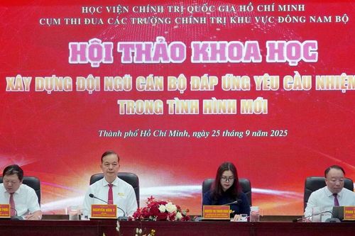 Xây dựng đội ngũ cán bộ đáp ứng yêu cầu trong tình hình mới