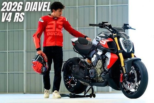 Ra mắt siêu môtô Ducati Diavel V4 RS, tăng tốc 100 km/h chỉ 2,5 giây