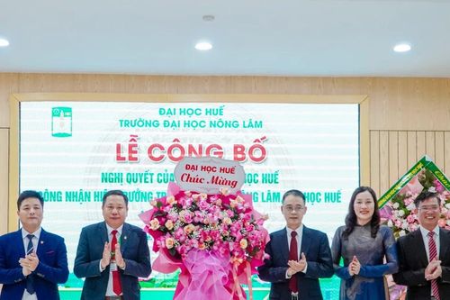 PGS.TS Trần Thanh Đức tiếp tục đảm nhiệm Hiệu trưởng Trường Đại học Nông Lâm Huế