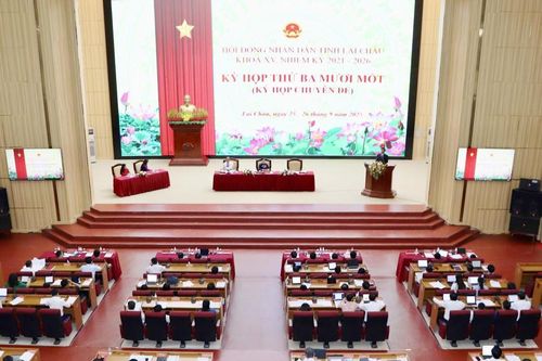 Lai Châu: Khai mạc kỳ họp thứ ba mươi mốt HĐND tỉnh khóa XV, nhiệm kỳ 2021 - 2026