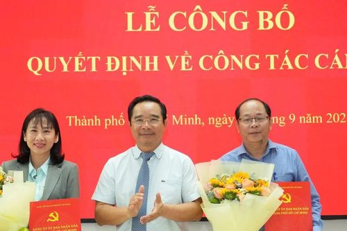 Giám đốc Sở Nội vụ và Chánh Văn phòng UBND TPHCM nhận thêm nhiệm vụ