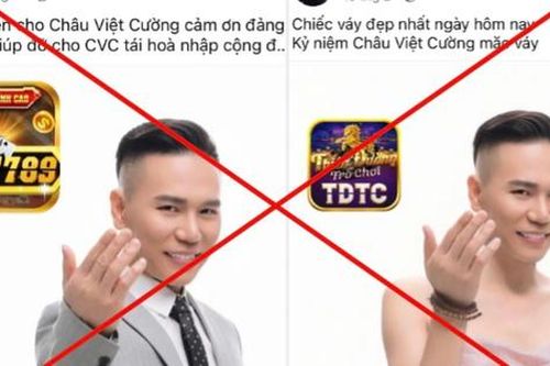 Châu Việt Cường quảng cáo cá độ cho web cờ bạc?