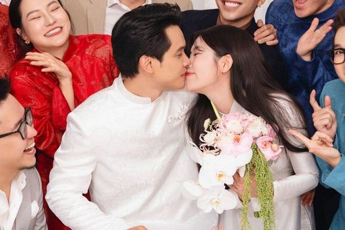 Á hậu Vbiz âm thầm làm lễ dạm ngõ với bạn trai chủ tịch