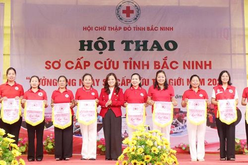 Sôi nổi hội thao sơ cấp cứu tỉnh Bắc Ninh năm 2025