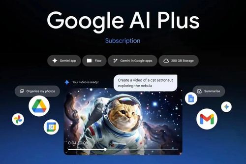 Google bán gói AI Plus 122.000 đồng/tháng cho người Việt