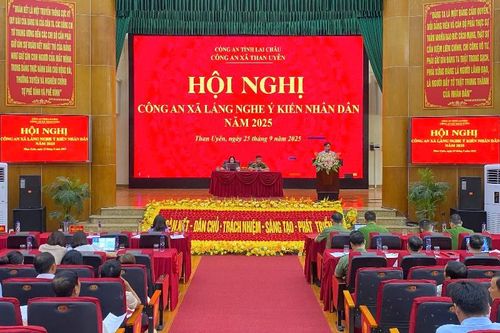 Than Uyên: Hội nghị Công an xã lắng nghe ý kiến nhân dân năm 2025