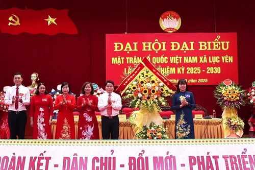 Đại hội Mặt trận Tổ quốc xã Lục Yên lần thứ nhất, nhiệm kỳ 2025 - 2030 thành công tốt đẹp
