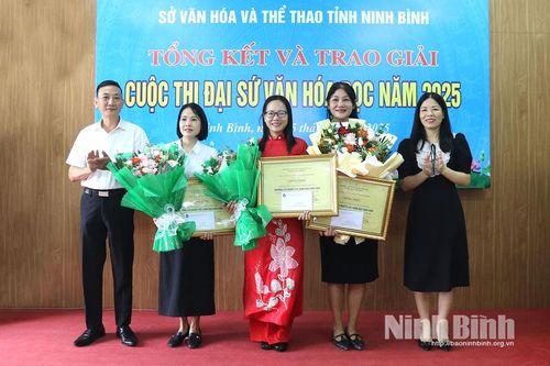 Tổng kết và trao giải Cuộc thi Đại sứ Văn hóa đọc tỉnh Ninh Bình năm 2025
