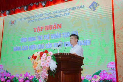 Than Thống Nhất nâng cao kỹ năng ứng dụng công nghệ AI