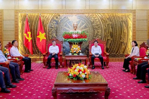 Bí thư Tỉnh ủy Bắc Ninh Nguyễn Văn Gấu tiếp lãnh đạo Tập đoàn Goertek