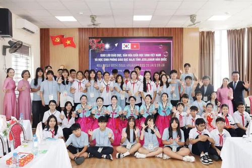 Học sinh Hải Phòng giao lưu giáo dục - văn hóa với học sinh thành phố Naju (tỉnh Jeolla Nam, Hàn Quốc)