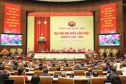 Đại hội đại biểu Đảng bộ Quốc hội lần thứ I, nhiệm kỳ 2025-2030 thành công tốt đẹp