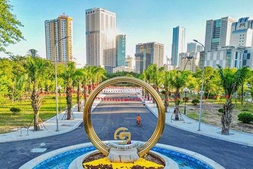 Không gian mới khang trang, hiện đại của Công viên Cầu Giấy