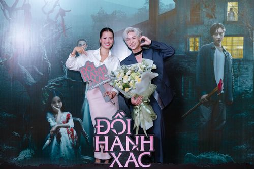 Á hậu Hương Ly và dàn sao dự ra mắt phim 'Đồi hành xác'