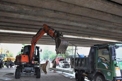 Xã Sóc Sơn: giải tỏa hàng loạt vi phạm hành lang an toàn giao thông