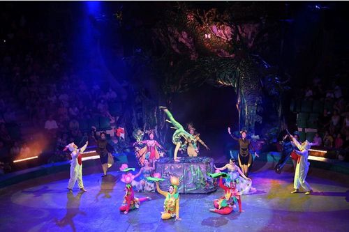 Xiếc Việt kể chuyện Trung thu bằng 'Cậu bé trở về từ rừng xanh'