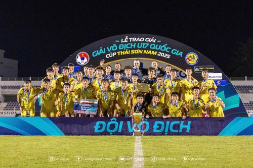 Hà Nội vô địch Giải bóng đá U17 quốc gia 2025