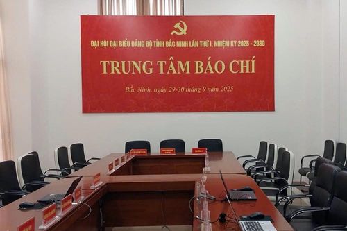 Trung tâm báo chí phục vụ Đại hội Đảng bộ Bắc Ninh lần thứ I