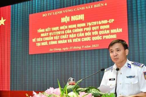 Bộ Tư lệnh Vùng Cảnh sát biển 4 bảo đảm hậu cần cho cán bộ, chiến sĩ toàn diện, kịp thời