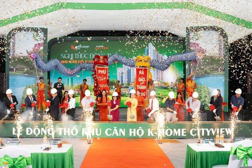 Kim Oanh Land động thổ dự án khu căn hộ nhà ở xã hội K-Home Cityview