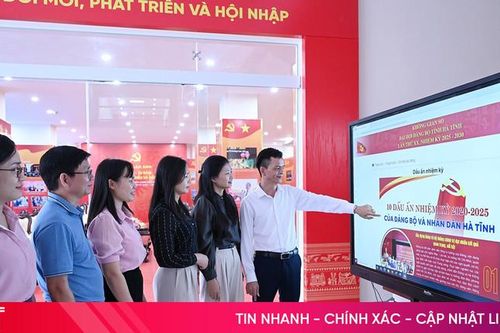 'Không gian số đại hội' - điểm nhấn tại Đại hội Đảng bộ tỉnh Hà Tĩnh lần thứ XX