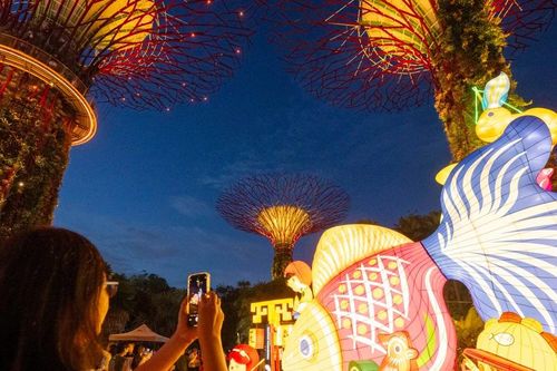 Singapore: Rực rỡ sắc màu tại Triển lãm đèn lồng Trung Thu 2025
