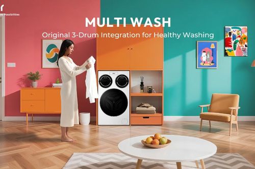 Haier ra mắt máy giặt 3 lồng tích hợp đầu tiên tại Việt Nam