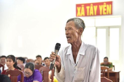 Cử tri xã Tây Yên kiến nghị nhiều vấn đề dân sinh