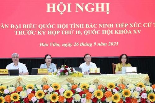 Đoàn Đại biểu Quốc hội tỉnh Bắc Ninh tiếp xúc cử tri phường Đào Viên