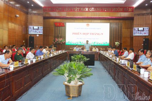 Phiên họp tháng 9 UBND tỉnh: Tập trung bàn giải pháp thúc đẩy tăng trưởng 3 tháng cuối năm