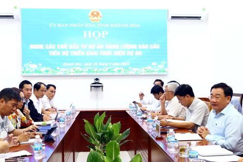 Đôn đốc tiến độ triển khai các dự án năng lượng đã được chấp thuận đầu tư