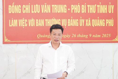 Quảng Phú chủ động kiện toàn bộ máy để nâng cao hiệu quả hoạt động