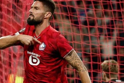 Giroud tỏa sáng, Lille khởi đầu như mơ ở Europa League