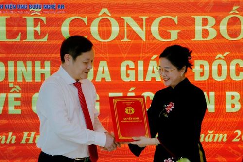 Bệnh viện Ung bướu Nghệ An có tân giám đốc
