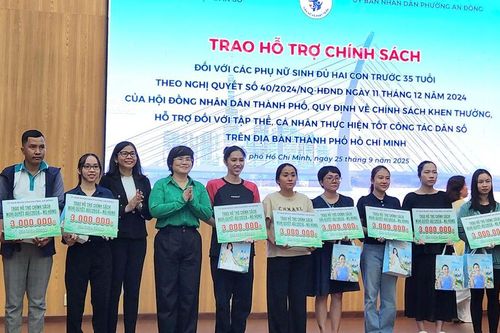 Hơn 17.000 phụ nữ sinh đủ 2 con trước 35 tuổi sẽ được nhận 3-5 triệu đồng