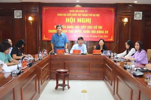 Đơn vị bầu cử số 9, Đoàn đại biểu Quốc hội thành phố Hà Nội tiếp xúc cử tri 16 xã
