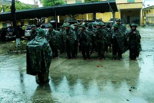 Lực lượng vũ trang Thành phố Đà Nẵng huy động 19 xe đặc chủng chống bão số 10
