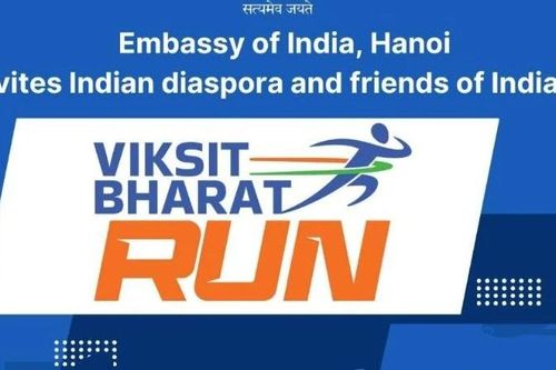 Lần đầu tiên tổ chức Giải chạy Viksit Bharat tại Hà Nội