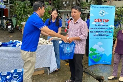 Thành phố Hồ Chí Minh diễn tập sự cố mất nước diện rộng ở Cư xá Thanh Đa