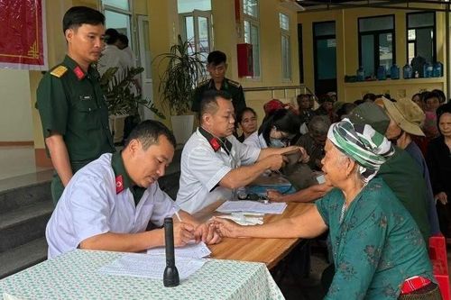 1.300 người dân Quảng Trị được khám bệnh, tư vấn và cấp phát thuốc miễn phí