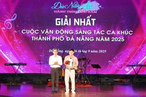 Trao giải Cuộc vận động sáng tác ca khúc mới về thành phố Đà Nẵng