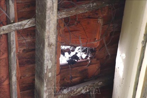 Nguy cơ mất an toàn từ dãy phòng học 30 năm tuổi ở Quảng Ngãi