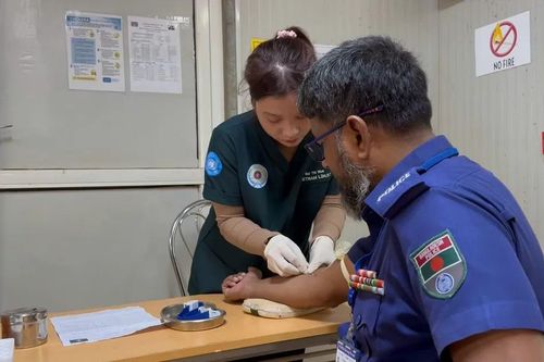Bệnh viện Dã chiến cấp 2 số 7 đã đến Bentiu, sẵn sàng nhận nhiệm vụ mới