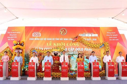 Khởi công nhiều công trình chào mừng Đại hội đại biểu Đảng bộ tỉnh Bắc Ninh