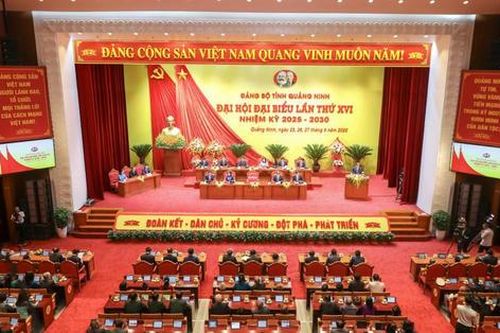 Đại hội đại biểu Đảng bộ tỉnh Quảng Ninh lần thứ XVI, nhiệm kỳ 2025 - 2030 thành công tốt đẹp