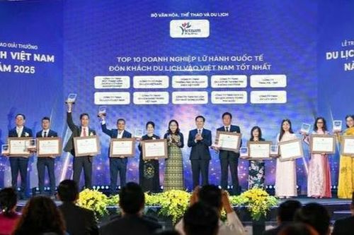113 tập thể được vinh danh tại Giải thưởng Du lịch Việt Nam năm 2025